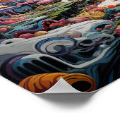 Psychedelische Fantasie Poster (Hoek)