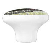 Psychedelische Fantasy Spiral Fractal Keramische K Keramische Knop (Zijkant)