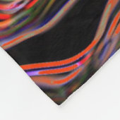 Psychedelische Farbwirbel - Kuschelige Decke Fleece Deken (Hoek)