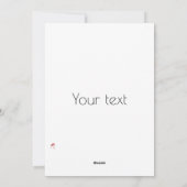  psychedelische flamingo collage Natuur Feestdagenkaart (Achterkant)