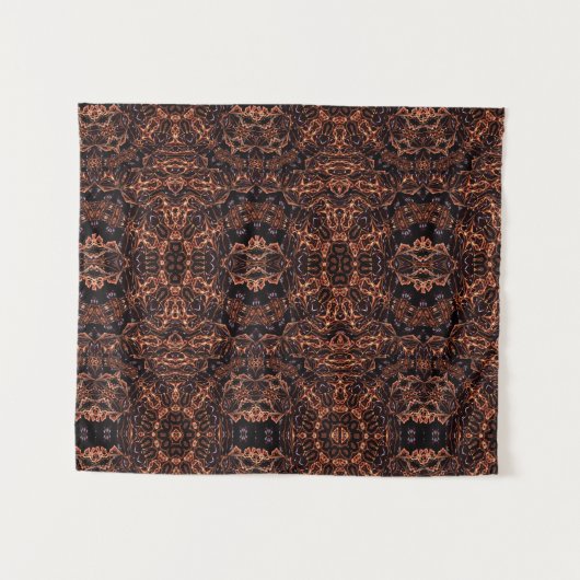 Psychedelische, Fractal Art Tapestry Wandkleed (Voorkant (horizontaal))