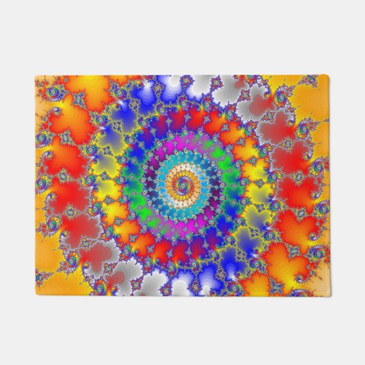 Psychedelische fractal deurmat (Voorkant)
