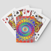 Psychedelische fractal pokerkaarten (Achterkant)