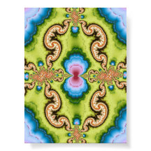 Psychedelische Fractale Draak Patroon Kunst