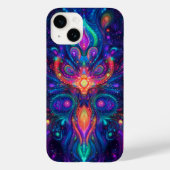 Psychedelische fractale telefoonhoes Case-Mate iPhone case (Achterkant)