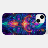Psychedelische fractale telefoonhoes Case-Mate iPhone case (Achterkant (horizontaal))