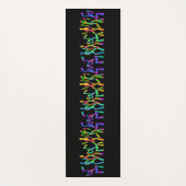 Psychedelische Funky Dancers Yoga Mat (Voorkant)