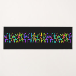 Psychedelische Funky Dancers Yoga Mat