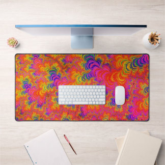 Psychedelische Funky Hippie Boho Neon Regenboog Fr Bureaumat