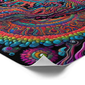Psychedelische Geboorte Kunst Poster (Hoek)