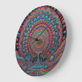 Psychedelische Geboorte van het Universum Kunst Grote Klok (Hoek)