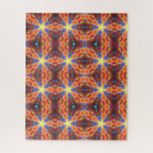 Psychedelische geometrische 520-stukpuzzel legpuzzel (Verticaal)
