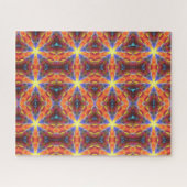 Psychedelische geometrische 520-stukpuzzel legpuzzel (Horizontaal)