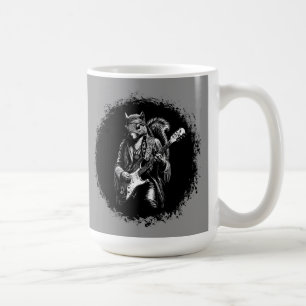 Psychedelische Gitaar Eekhoorn - Grappige Vintage Koffiemok