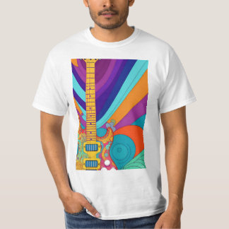 'Psychedelische gitaar' T-shirt