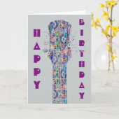 Psychedelische gitaarspel op verjaardagsfeest Kaar Kaart (Gele Bloem)