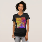 Psychedelische golven: t-shirt (Voorkant volledig)