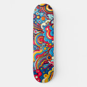 Psychedelische Grafik auf Skateboard (Voorkant)