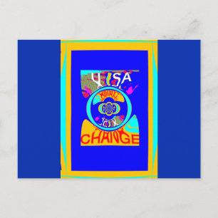 Psychedelische Groove: Pop Art Abstracte Energie Briefkaart