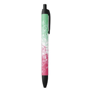 Psychedelische Groovy Abstract Abrosexuele Pride-v Zwarte Inkt Pen
