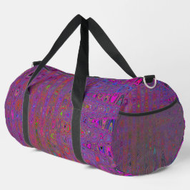 Psychedelische Groovy Magenta Retro Atoomgolven Plunjezak