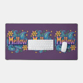 Psychedelische Groovy "Mellow" Retro Hippie Art Bureaumat (Keyboard & Muis)