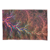 Psychedelische Groovy Trippy Funky Kleurrijke Frac Kussensloop (Voorkant-Links)