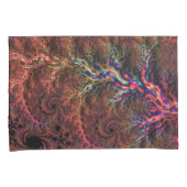 Psychedelische Groovy Trippy Funky Kleurrijke Frac Kussensloop (Voorkant-Rechts)