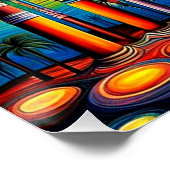 Psychedelische handpalmen 5 perfect poster (Hoek)