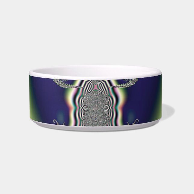 Psychedelische Hart Voerbakje (Voorkant)