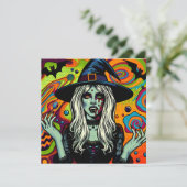 Psychedelische heks Halloween Party (Staand voorkant)