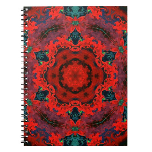 Psychedelische Hippie Notitieboek (Voorkant)