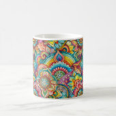 Psychedelische Hippie Swirl Mok (Center)