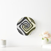 Psychedelische hypnotische swirl ronde klok (Huis)