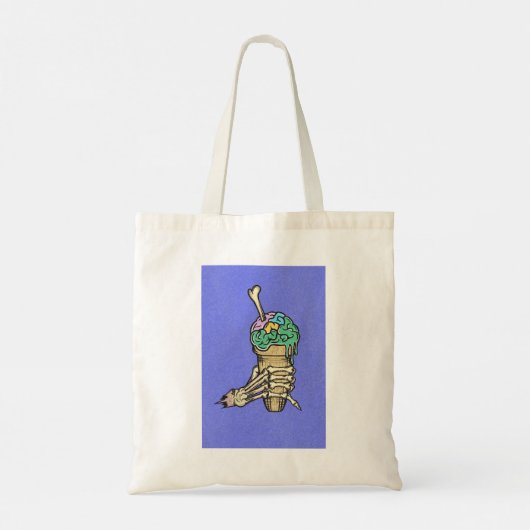 psychedelische icecream tote bag (Achterkant)