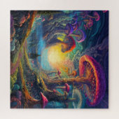 Psychedelische illustratie legpuzzel (Horizontaal)