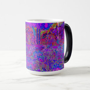 Psychedelische Impressionistische Paarse Landschap Magische Mok