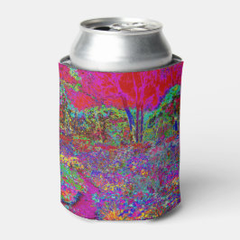 Psychedelische Impressionistische Tuin Landschap Blikjeskoeler