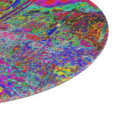 Psychedelische Impressionistische Tuin Landschap Snijplank (Hoek)