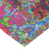 Psychedelische Impressionistische Tuin Landschap Tafelkleed (Gekanteld)