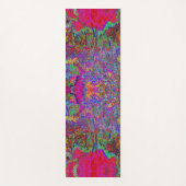 Psychedelische Impressionistische Tuin Landschap Yogamat (Voorkant)