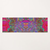 Psychedelische Impressionistische Tuin Landschap Yogamat (Voorkant (horizontaal))