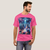 Psychedelische invasie t-shirt (Voorkant volledig)