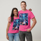 Psychedelische invasie t-shirt (Unisex)