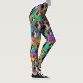 Psychedelische Jack Russell Dames Broek Leggings (Rechts)