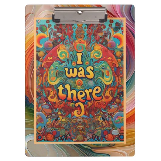 "Psychedelische jam" Klembord (Voorkant)