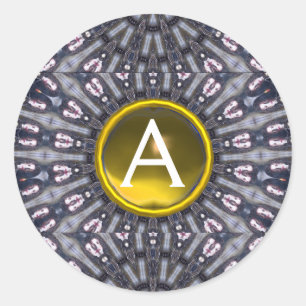 PSYCHEDELISCHE KALEIDOSCOOP /MYSTISCHE HERINNERING RONDE STICKER
