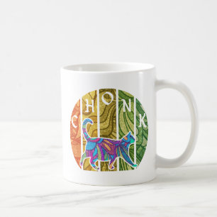 Psychedelische kat - Trippy Feline Art Koffiemok