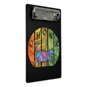 Psychedelische kat - Trippy Feline Art Mini Klembord (Schuin)