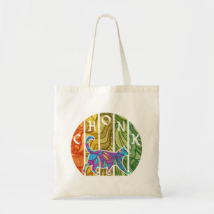 Psychedelische kat - Trippy Feline Art Tote Bag